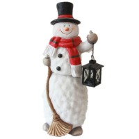 21 inch megnisium oxide christmas snowman statue outdoor decoration (MGO)